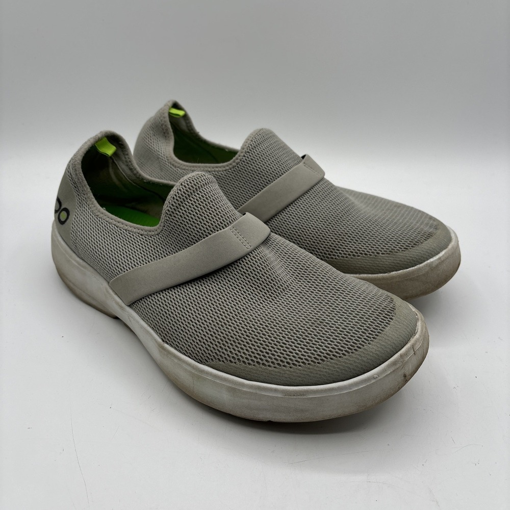 OOFOS‎ OOmg eeZee Low Women's Size 9 Shoes White Mesh Recovery Comfort Support